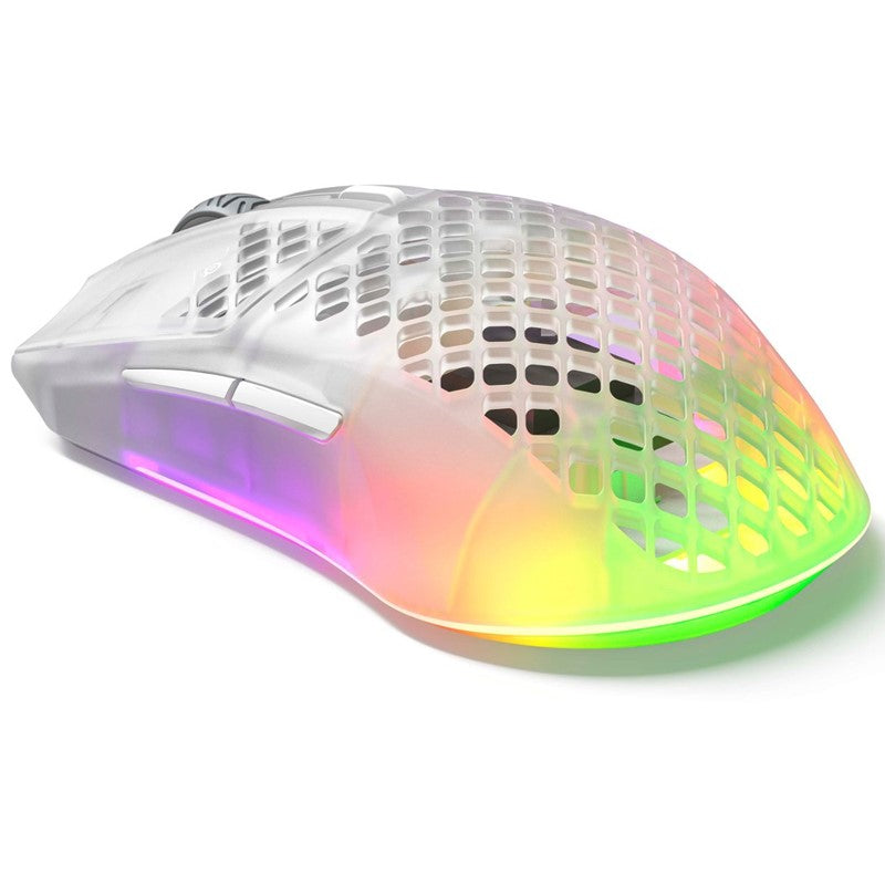 SteelSeries Aerox 3 (2022) Ultra Lightweight RGB Wireless Gaming Mouse - Ghost SteelSeries Aerox 3 (2022) Ultra Lightweight RGB Wireless Gaming Mouse - Ghost